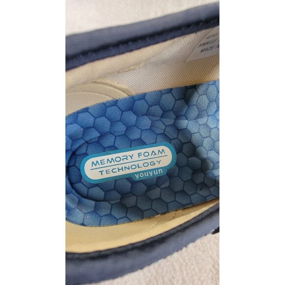 Youyun Unisex Adult Blue Diabetic‎ Comfort Shoes Memory Foam Size 7.5/8.5 - Picture 10 of 12